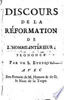 Discours de la réformation de l'homme intérieur