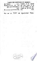Discours Et Dissertations Sur Tous Les Livres De L'Ancien Testament