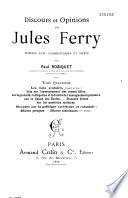Discours et opinions