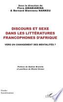 Discours et sexe dans les littératures francophones d'Afrique