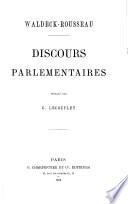 Discours parlementaires