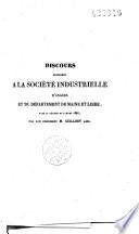 Discours prononcé à la Société Industrielle d'Angers et du département de Maine et Loire, dans sa séance du 2 mars 1846