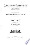 Discours prononcés