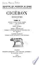 Discours: Seconde action contre Verrès, livre v: Les supplices. Texte établi par H. Bornecque et traduit par G. Rabaud