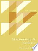 Discours sur le bonheur