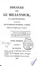 Discours sur le Millenium
