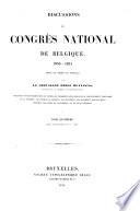 Discussions du Congrès national de Belgique, 1830-1831