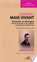 Disparu mais vivant : prisonnier en Allemagne