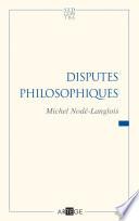 Disputes philosophiques