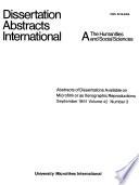 Dissertation Abstracts International