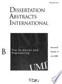 Dissertation Abstracts International