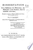 Dissertation sur l'influence de l'éducation, des habitudes et des passons, dans les maladies nerveuses