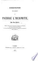 Dissertation sur la naissance de Pierre l'Hermite