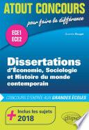 Dissertations d'ESH - prépas ECE1 et ECE2 - inclus les sujets 2018