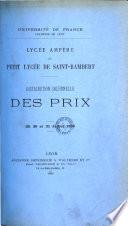 Distribution solennelle des prix