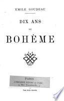 Dix ans de bohème