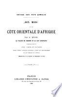 Dix mois à la côte orientale d'Afrique