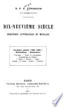 Dix-neuvième siècle: Deuxième périod, 1830-1850: rationalisme, romanisme