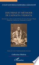 Doctrine et méthode de l'Advaita Vedanta
