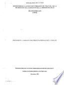 Document cadre de politique nationale de l'emploi