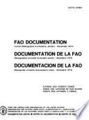 Documentación de la FAO.