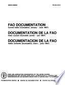 Documentation de la FAO.