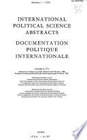 Documentation Politique Internationale