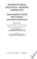 Documentation Politique Internationale