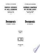 Documents and Texts Adopted - European Conference of Local Authorities