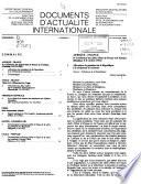 Documents d'actualité internationale
