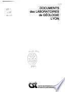 Documents des laboratoires de géologie Lyon