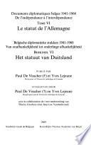 Documents diplomatiques belges 1941-1960: De l'indépendance à l'interdépendance