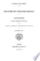 DOCUMENTS DIPLOMATIQUES...CONFERENCES INTERNATIONALES