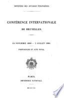 DOCUMENTS DIPLOMATIQUES...CONFERENCES INTERNATIONALES