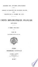 Documents diplomatiques français (1871-1914).
