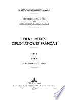 Documents diplomatiques français