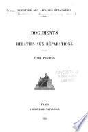 Documents diplomatiques