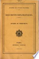 Documents diplomatiques