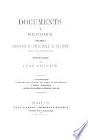 Documents et mémoire pour servir à l'histoire du territoire de Belfort (Haut-Rhin français)