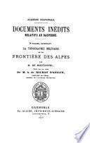 Documents inédits rélatifs au Dauphiné