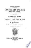 Documents inédits rélatifs au Dauphiné