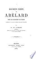 Documents inédits sur Abélard, tirés des manuscrits de Fleury