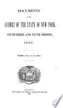Documents of the Assembly of the State of New York