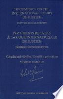 Documents Relatifs À la Cour Internationale de Justice