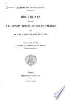 Documents relatifs à la mission dirigée au sud de l'Algérie par le lieutenant-colonel Flatters