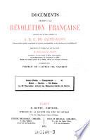 Documents relatifs a la Revolution francaise; extraits de (ses) oeuvres inedites. Recueillis et publ. par H. de Saint-Albin