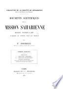 Documents scientifiques de la mission saharienne, mission Foureau-Lamy