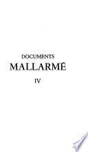 Documents Stéphane Mallarmé ...