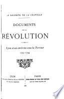 Documents sur la Révolution