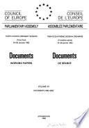 Documents, Working Papers - Council of Europe, Parliamentary Assembly